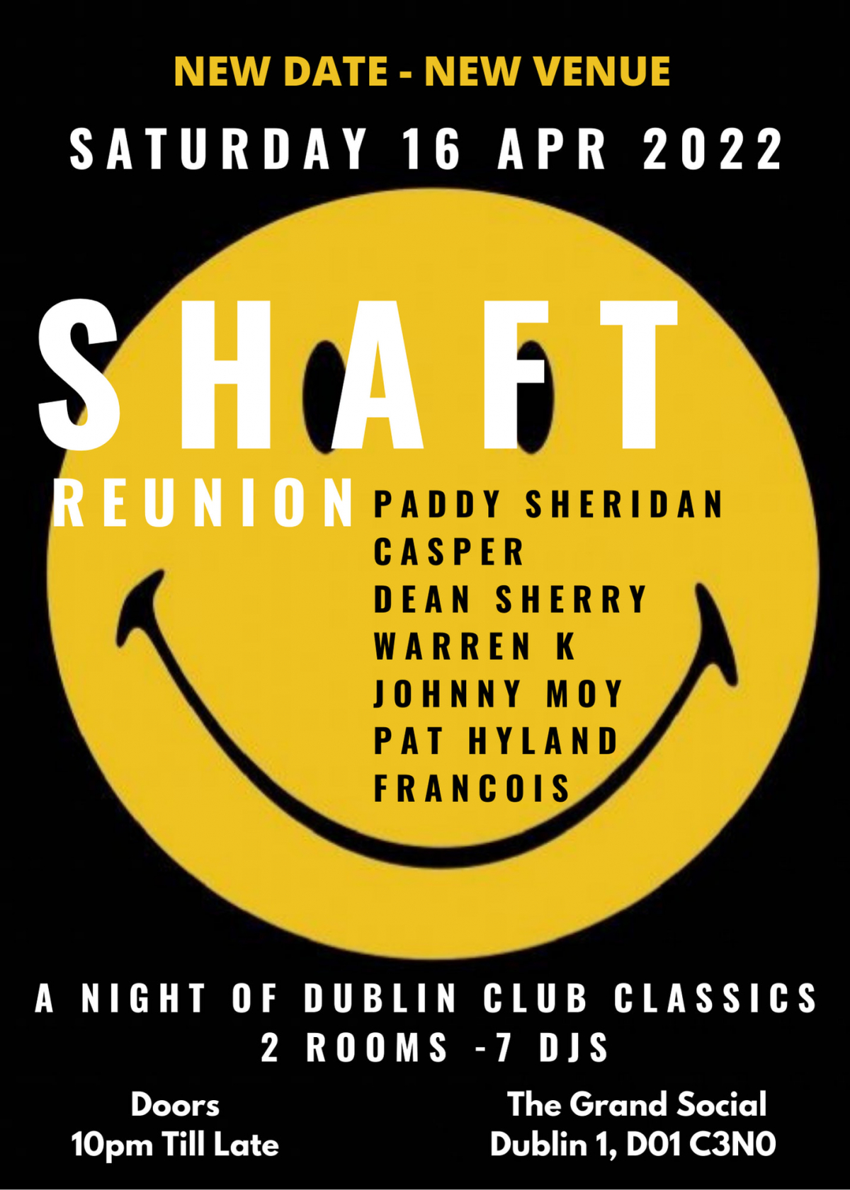 mBooked.com, Shaft Reunion, Dublin 2, Shaft Reunion